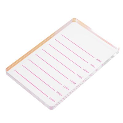 Baluue 1pc Eyelash Extension Grafting Plate Portable False Lash Platform for Professionals Lightweight and Stylish Design Comfortable Eyelash Holder for Individual Extensions