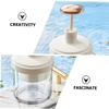 Baluue Facial Foaming Bottle Compact Easy-clean Foaming Maker for Facial Wash Shampoo Shower Gel More Produces Rich Bubbles for Convenient Bathing Grey view 3