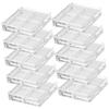 Baluue 10pcs Eyeshadow Storage Case Blusher Box Makeup Organizer Lipstick Containers view 1