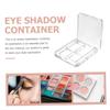 Baluue 10pcs Eyeshadow Storage Case Blusher Box Makeup Organizer Lipstick Containers view 2