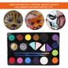 14 Colors Face Body Paint Pigment Set Halloween Makeup Cosplay Painting Tool Lightweight Portable Harmless Easy Apply view 4