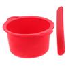 FRCOLOR 2sets Silicone Wax Warmer Liner Bowl High-temperature Resistant Hair Removal Wax Melt Container Mixing Sticks for Home and Salon Use view 1