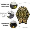 CapeshionPro Barber Capes Hair Cutting Capes Salon Stylist Capes with Snaps Waterproof Professional Large Barber Hairdresser Gown Cape- 63 56(Gold) view 3