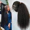 CHARMING YOU Braided Wig Human Hair Full Lace Boho Box Braids Wig Knotless 300Density Pre Plucked With Curly Ends Goddess Glueless Transparen Lace Wigs For Women Natural Color 26 Inch view 2