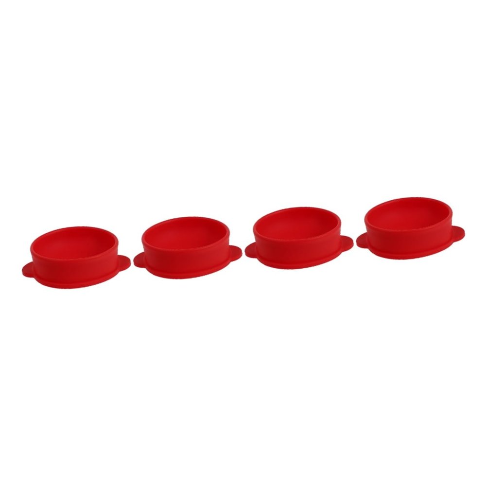 Ipetboom 4 Pcs Silicone Wax Bowl Hair Removal Waxing Bowl for Wax Heater Melt Liners Diy Candle Making Salon Spa Accessory