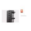 GAAHRQQQ Portable Beauty Trolley Trolley Racks - Beauty Car Hair Trolleys Hairdressing Supplies Tool Car Hairdressing Tool Cabinet Hot Dyed Oyster Sauce Rack l 333886Cm view 3