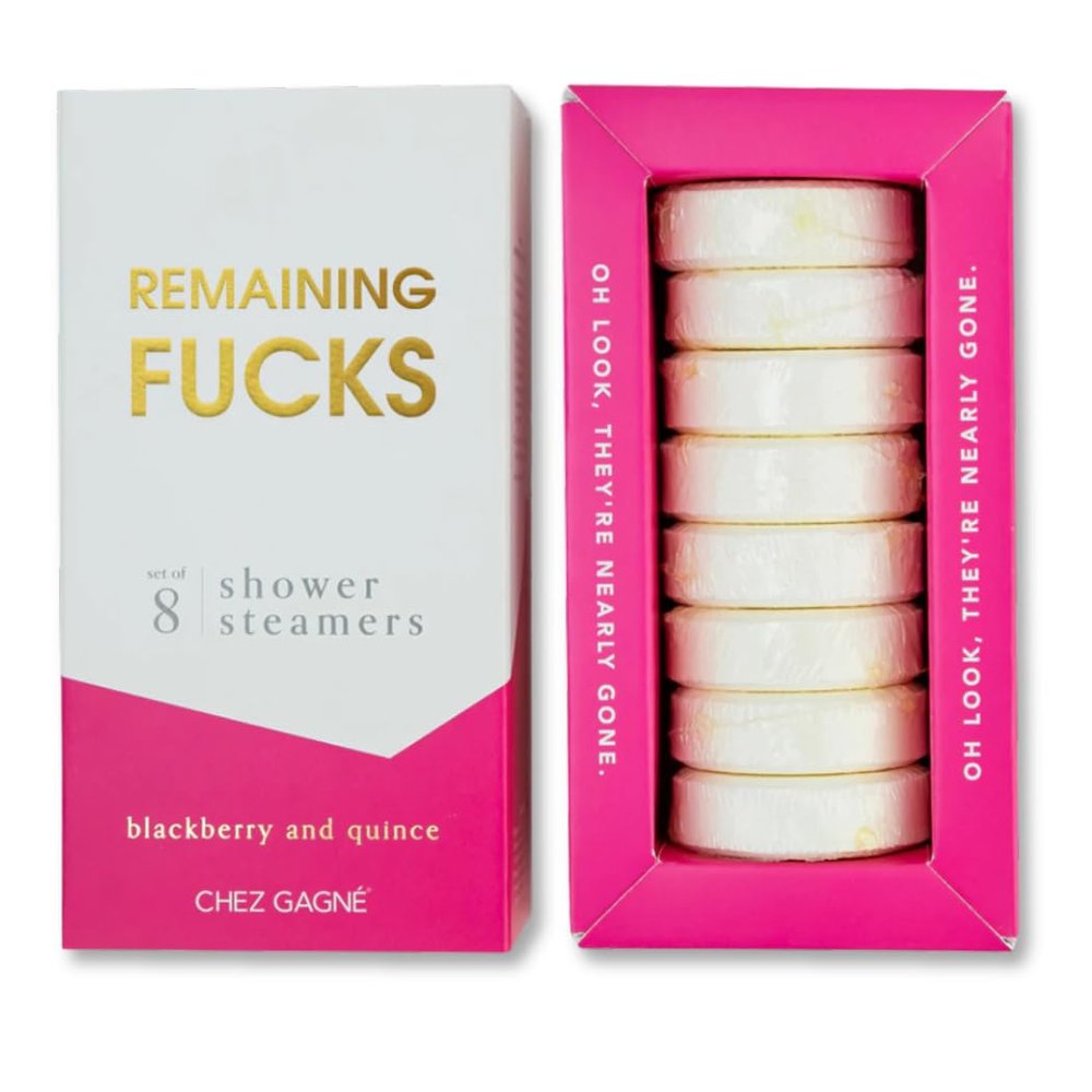 Shower Steamers Aromatherapy (Set of 8)  Vegan, Cruelty-Free, Made in USA  Paraben, Sulfate & Phthalate-Free  Choose Your Scent  Stress Relief (Remaining F*CKS - BlackBerry Quince)