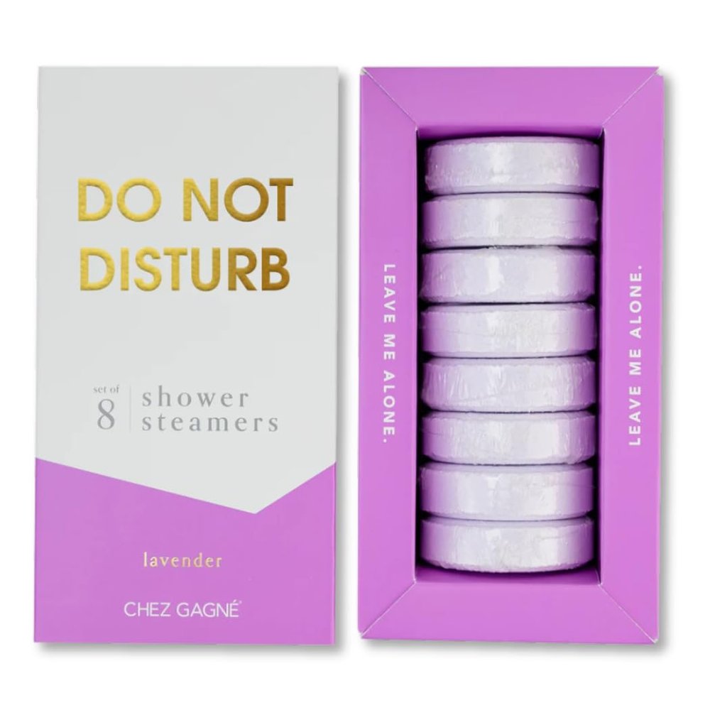 Shower Steamers Aromatherapy Set (8)  Vegan, Cruelty-Free, Made in USA  Paraben, Sulfate & Phthalate-Free  Variety Scent Choices  Unique Gift Set (Do Not Disturb - Lavender)