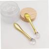 FOMIYES 10pcs Cosmetic Spatulas for Women Dual-function Eye Cream Applicators Face Cream Spoons for Skincare Travel-friendly Reduce Waste view 2