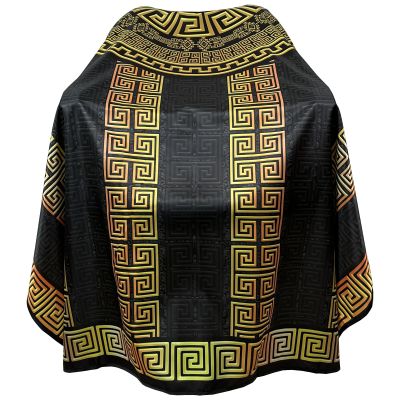 CapeshionPro Barber Capes Hair Cutting Capes Salon Stylist Capes with Snaps Waterproof Professional Large Barber Hairdresser Gown Cape- 63 56(ABSTRACT)