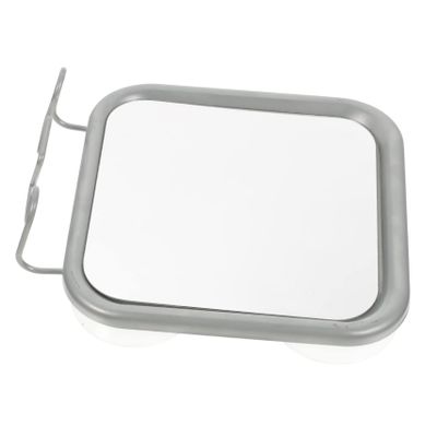 SKISUNO Suction Cup Makeup Mirror with Hook Fogless Bathroom Shower Mirror Wall-Mounted Design for Easy Use for Makeup and Shaving Wet Environments