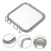 SKISUNO Suction Cup Makeup Mirror with Hook Fogless Bathroom Shower Mirror Wall-Mounted Design for Easy Use for Makeup and Shaving Wet Environments view 4