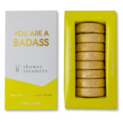 Shower Steamers Aromatherapy (Set of 8)  Vegan, Cruelty-Free, Made in USA  Paraben, Sulfate & Phthalate-Free  Choose Your Scent  Stress Relief (You are A Badass - Sea Salt, Citrus + Neroli)