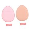 FRCOLOR 12pcs Mini Makeup Powder Puff Dual Use Cream Applicator for Foundation Concealer and Loose Comfortable Sponges Black Blue Pink and White Beauty Tools for All Skin Types view 4
