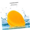 WOONEKY 4pcs Silicone Face Cleansing Scrubbers Deep Cleaning Brush for Gentle Exfoliation Suitable for All Skin Types for Women and Purple Green Red Orange view 2