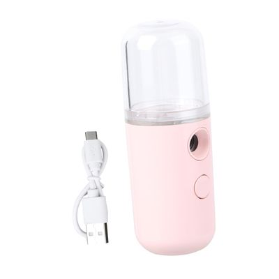 WOONEKY Portable USB Facial Humidifier Nano Mist Sprayer for Hydration Lightweight Beauty Atomizer for Skincare and Makeup for Travel and Daily Use