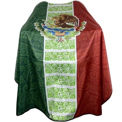 Barber Capes for Men Hair Cutting Capes Salon Stylist Capes with Snaps Waterproof Professional Large Barber Hairdresser Gown Cape- 63 56(MEXICO FLAG)