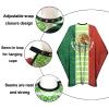 Barber Capes for Men Hair Cutting Capes Salon Stylist Capes with Snaps Waterproof Professional Large Barber Hairdresser Gown Cape- 63 56(MEXICO FLAG) view 3