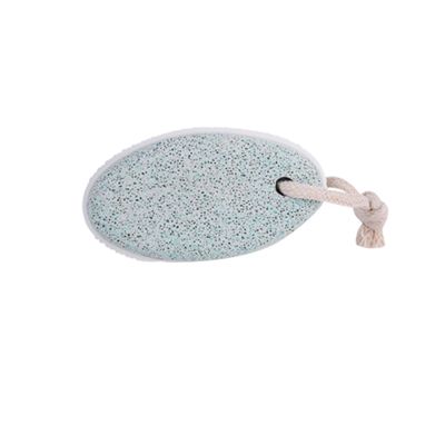 WOONEKY Oval Pumice Stone for Foot Care Dead Skin Remover Foot Grinding Tool Lightweight and Portable for Smooth Skin for Pedicure and Callus Removal Nordic Green