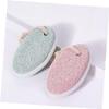 WOONEKY Oval Pumice Stone for Foot Care Dead Skin Remover Foot Grinding Tool Lightweight and Portable for Smooth Skin for Pedicure and Callus Removal Nordic Green view 3