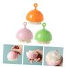 ORFOFE 3pcs Ergonomic Scrubbers Gentle Bathing Brush for Compact and Portable Material Comfortable Massage Toast Cherry Blossom view 3