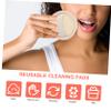 GOOHOCHY 4pieces Loofah Makeup Remover Powder Facial Cleaning Pads Gentle Cleansing for All Skin Types Reusable Round Face Sponges for Travel and Daily Use view 2