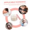 GOOHOCHY 4pieces Loofah Makeup Remover Powder Facial Cleaning Pads Gentle Cleansing for All Skin Types Reusable Round Face Sponges for Travel and Daily Use view 3