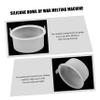 Beatifufu 2pcs Silicone Wax Container for Hair Removal Wax Melting Bowl for Home Beauty Salon Use Easy to Clean and Wash Convenient view 2