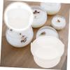 Beatifufu 2pcs Silicone Wax Container for Hair Removal Wax Melting Bowl for Home Beauty Salon Use Easy to Clean and Wash Convenient view 3