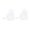 KOMBIUDA 2pcs Strong Suction Cup Razor Holder for Men Transparent Shaver Rack Easy Installation Material Keeps Razors Dry and Organized Bathroom view 1