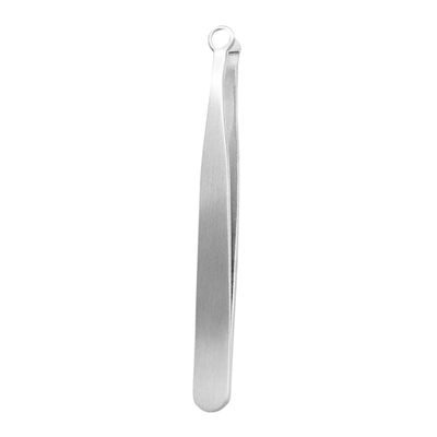 Mikinona Nasal Hair Trimmer for Men Women Round Head Stainless Steel Tweezer Hair Removal Clipper Portable