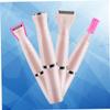 MOLUCKFU 1pc Electric Shaver Private Armpit Hair Remover Body Hair Trimmer for Women Men Pain USB Charging Washable view 3