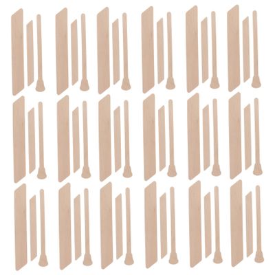 TOVINANNA 150pcs Wooden Wax Applicators for Hair Removal Spatulas for Body and Face for Soft and Hard Wax Applications Versatile