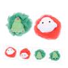 Baluue 2pcs Cartoon Bath Exfoliating Comfortable Skin Scrubber for Boys and Girls Christmas Bath Flowers for Family Use Santa Christmas Tree view 4