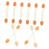 Baluue 100pcs Double-ended Eyeshadow Applicators Tipped Makeup Tool Latex Sponge Brush for Professional Makeup Artists Suitable for Festivals Weddings Parties and Daily Use view 1
