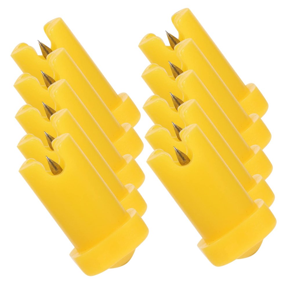 HONMEET 100pcs Eyelash Glue Bottle Needles Anti-blocking Applicators for Glue Bottles Durable Nozzle Pins for Eyelash Extensions and Crafts