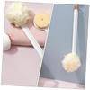 NOLITOY Handle Bath Scrubber Soft Bristles Dual-Sided Body Cleaning Brush for Exfoliation and Lymphatic Bathing Accessory for Deep Cleansing and Relaxation view 2