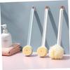 NOLITOY Handle Bath Scrubber Soft Bristles Dual-Sided Body Cleaning Brush for Exfoliation and Lymphatic Bathing Accessory for Deep Cleansing and Relaxation view 3