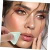 NOLITOY 4pcs Eyebrow Razors Face Hair Remover for Painless Trimming Protective Mesh Design for Sensitive Skin for Beginners White Green view 3