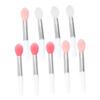 Baluue 9pcs Portable Silicone Lip Brush Soft Head Lipstick Applicators for Makeup for Lip Mask Application and Daily Use Women and Girls view 1
