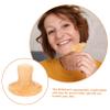 FOMIYES Gua Sha Mushroom Shaped Massager for Facial Cuing Tool Essential Oil Scraper Skin Roller Eye Fatigue Relief view 2