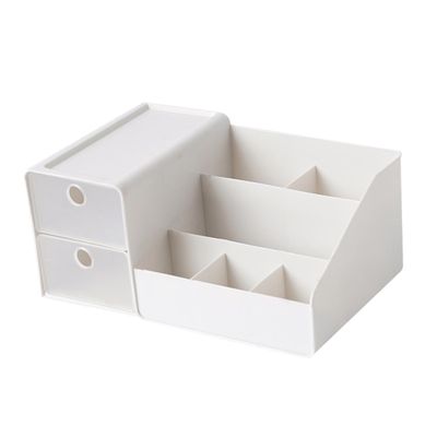 TOGEVAL Makeup Box Storage Lipstick Organizer Finishing Dresser Simple Practical Dressing Case for Home Dorm