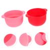 NOLITOY 4pcs Wax Warmer Pot Silicone Bowl Capacity for Face Body Hair Removal Random Color view 2