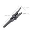 HONMEET Compact Eyebrow and Facial Hair Scissors for Men Ergonomic Grooming Tool for Precise Trimming of Eyebrows Nose Hair and Beard Lightweight Design for Easy Carrying view 2