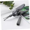 HONMEET Compact Eyebrow and Facial Hair Scissors for Men Ergonomic Grooming Tool for Precise Trimming of Eyebrows Nose Hair and Beard Lightweight Design for Easy Carrying view 3
