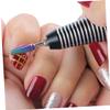 10pcs Manicure Drill Bit Set Tungsten Steel Emery Grinding Heads view 3