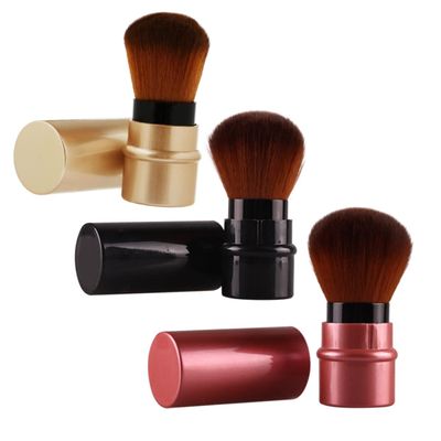 Didiseaon 3pcs Retractable Makeup Brush Portable Foundation and Blending Cosmetic Tools for Effortless Application for Travel and Everyday Use and Vinegar