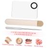 Beatifufu 2sets Stainless Steel Cosmetic Mixing Spatula Foundation and Nail Polish Mixing Tools for Even Application for Beauty Projects view 2