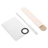 Beatifufu 2sets Stainless Steel Cosmetic Mixing Spatula Foundation and Nail Polish Mixing Tools for Even Application for Beauty Projects view 3