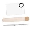 Beatifufu 2sets Stainless Steel Cosmetic Mixing Spatula Foundation and Nail Polish Mixing Tools for Even Application for Beauty Projects view 4
